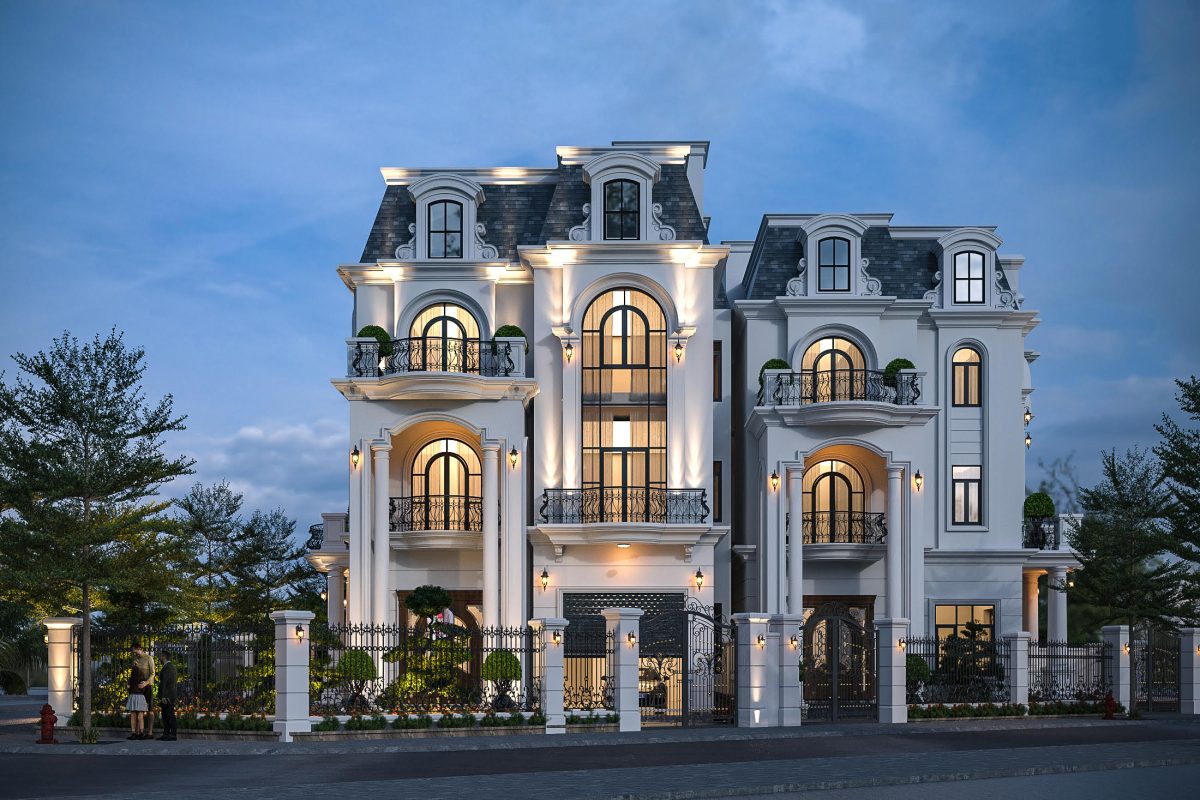 Phối cảnh biệt thự Sông Hồng Diamond City